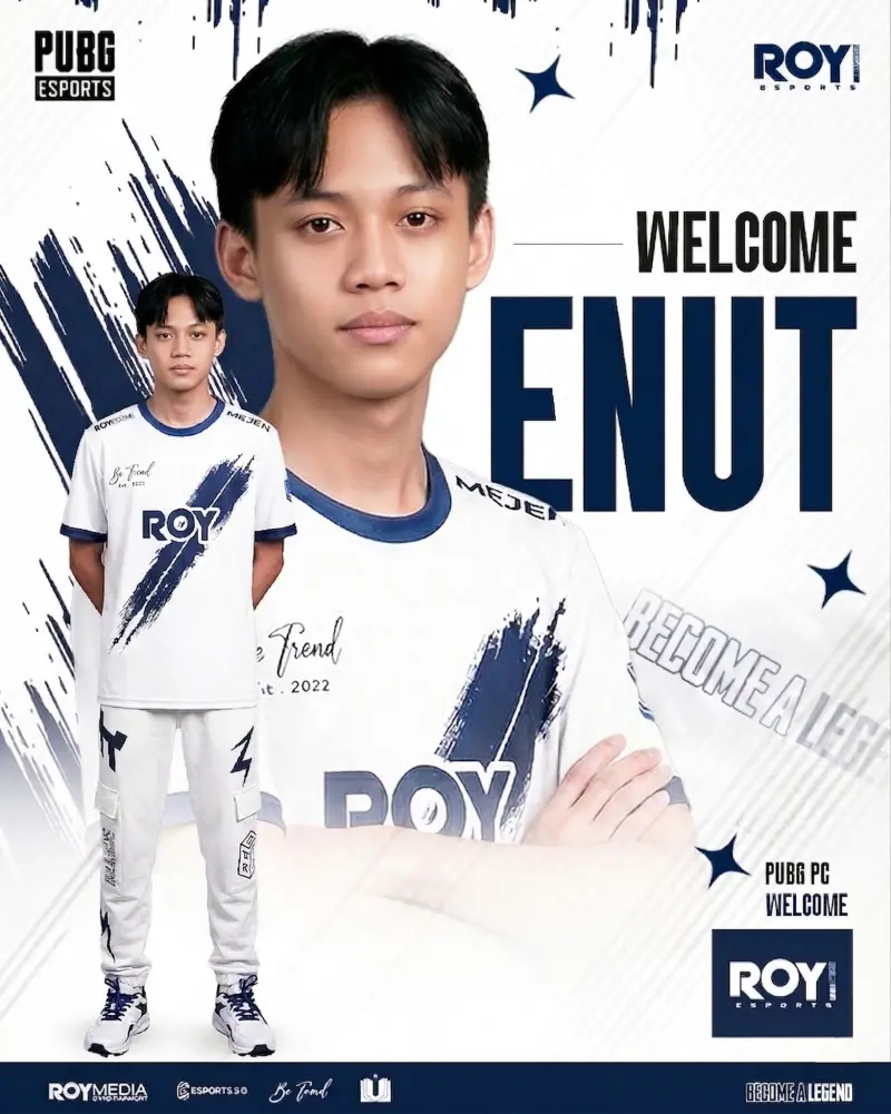 九游体育-ROY战队社媒官宣：ENUT加入